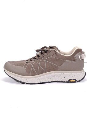 Tread Labs Trail Shoes Women 10 Dover Tan Suede Sneakers with Orthotic Insoles